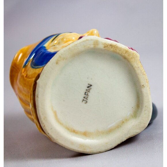 Vintage Ceramic Tiny Toby Style Miniature Character Mug Japan - Picture 5 of 5